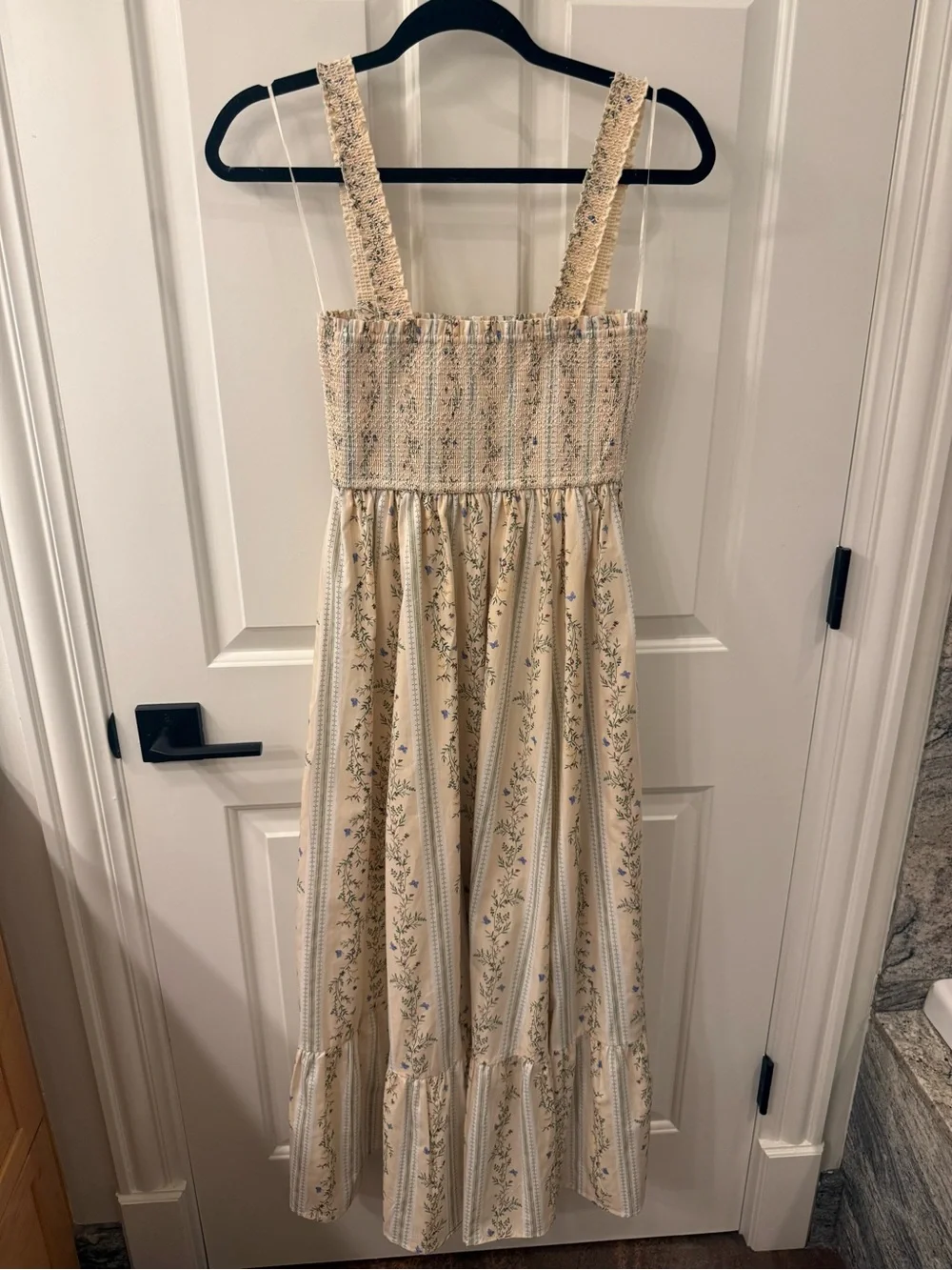 NWT Abercrombie & Fitch Sydney Smocked Convertible Midi Dress - Picture 7 of 7